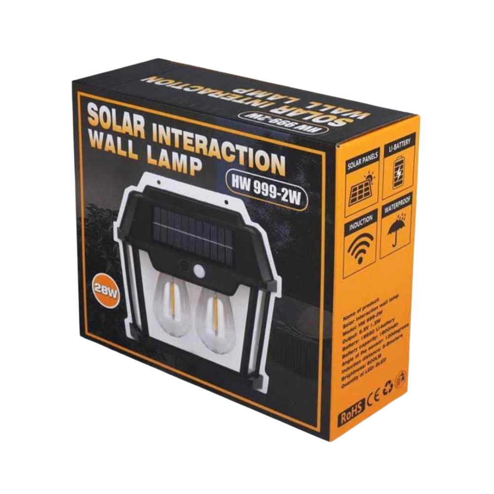 Solar Interaction Wall Lamp HW 999-2W - Finefair