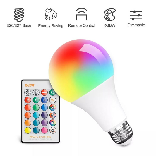 LED RGB Bulb with remote controller | Finefair Qatar