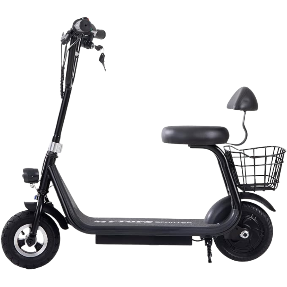 Rohan Wings Kids Electric Scooter with Seat and Basket | Finefair Qatar