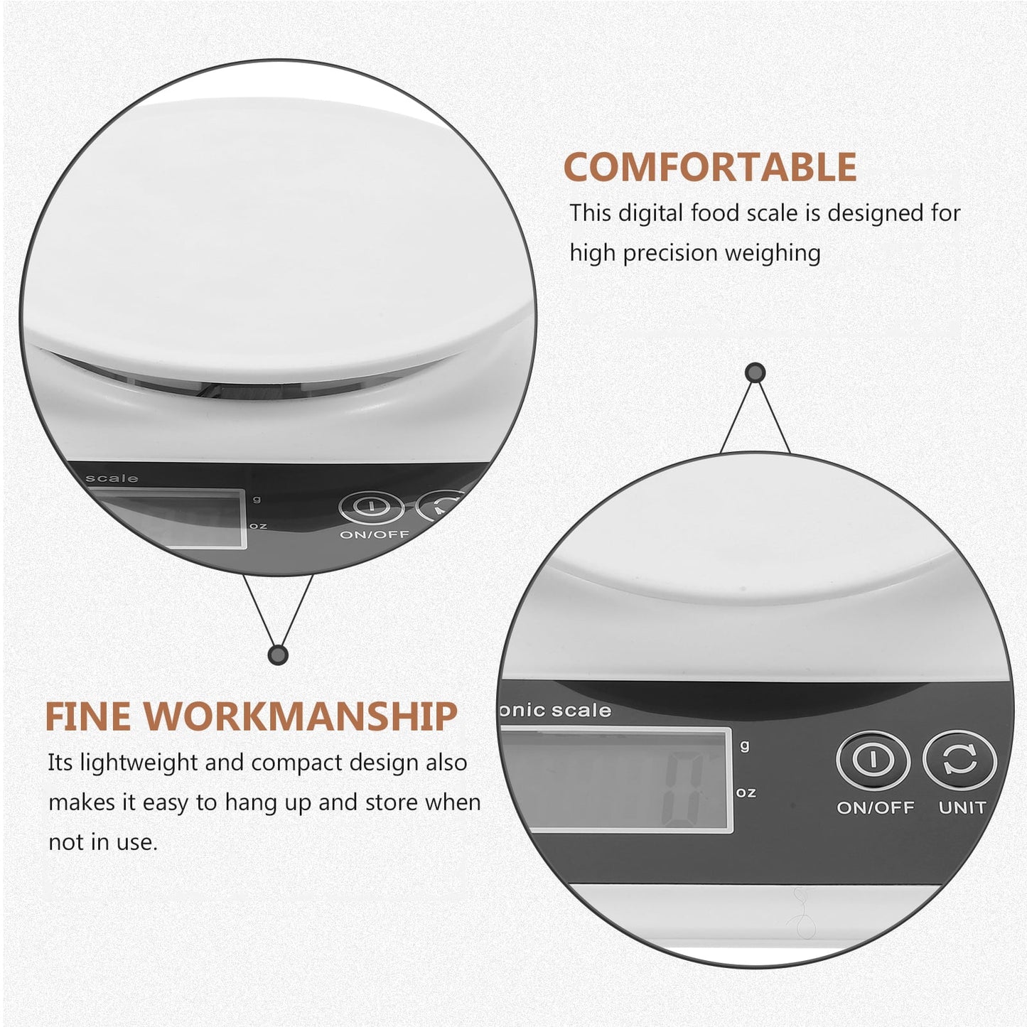 Small Kitchen Food Scale - Finefair