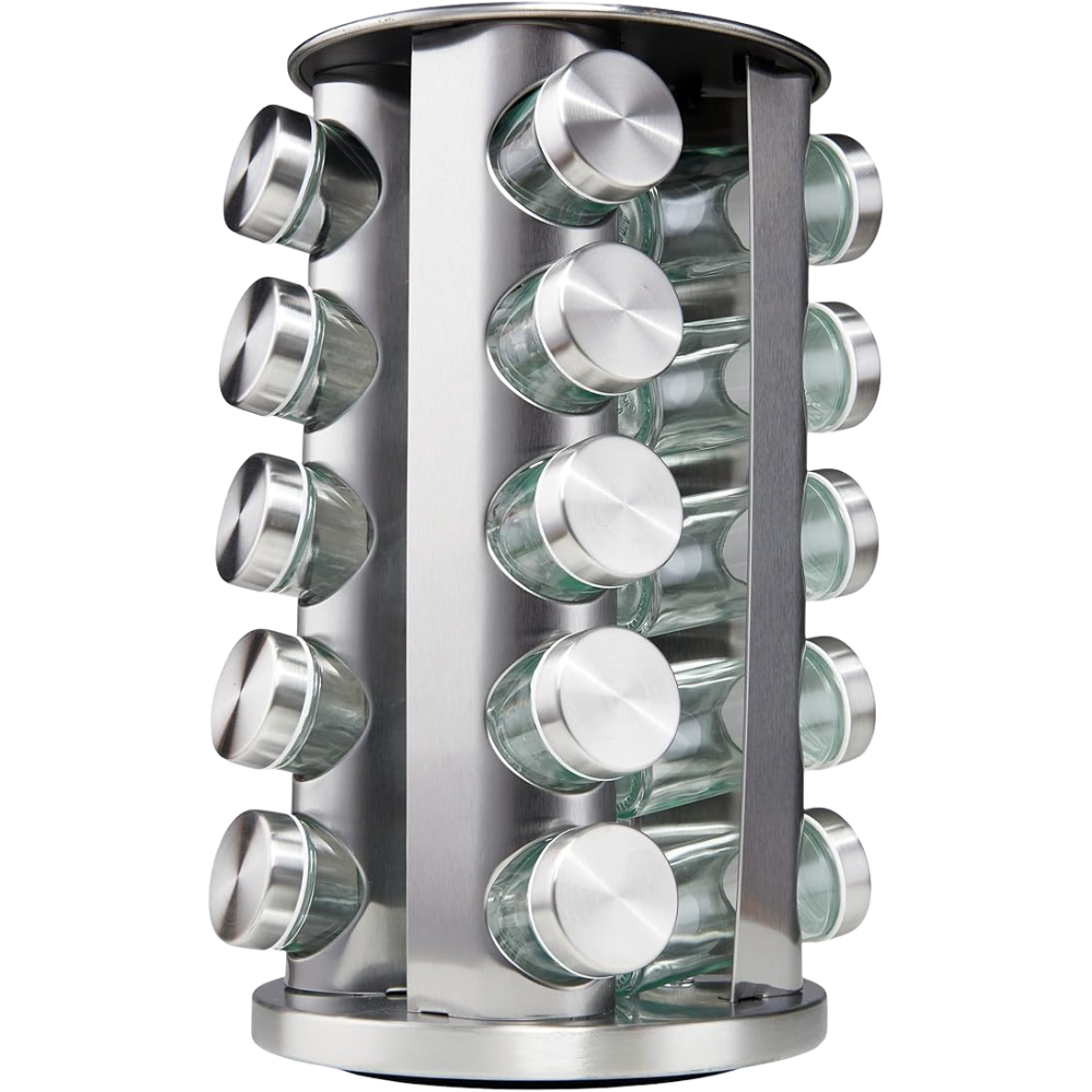 Rotating Spice rack with 20 Jars | Finefair Qatar